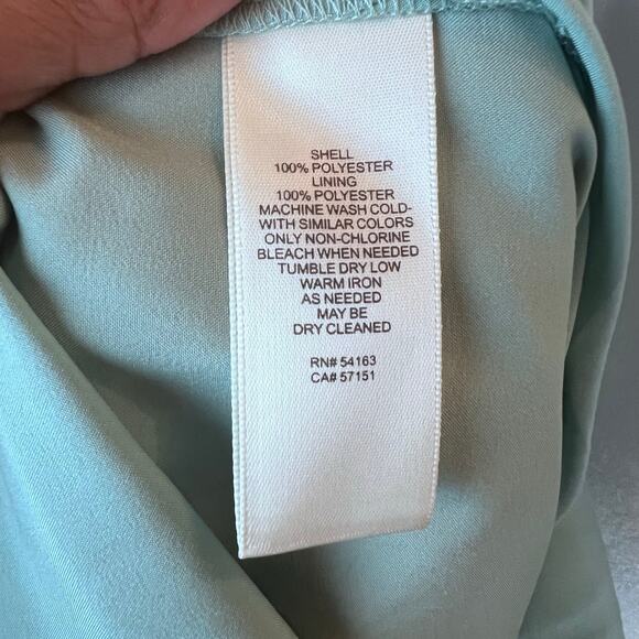 Eliza J Cascading Ruffled Floral Maxi Dress Faux Wrap Flutter Sleeve A-Line 10 - Picture 13 of 13